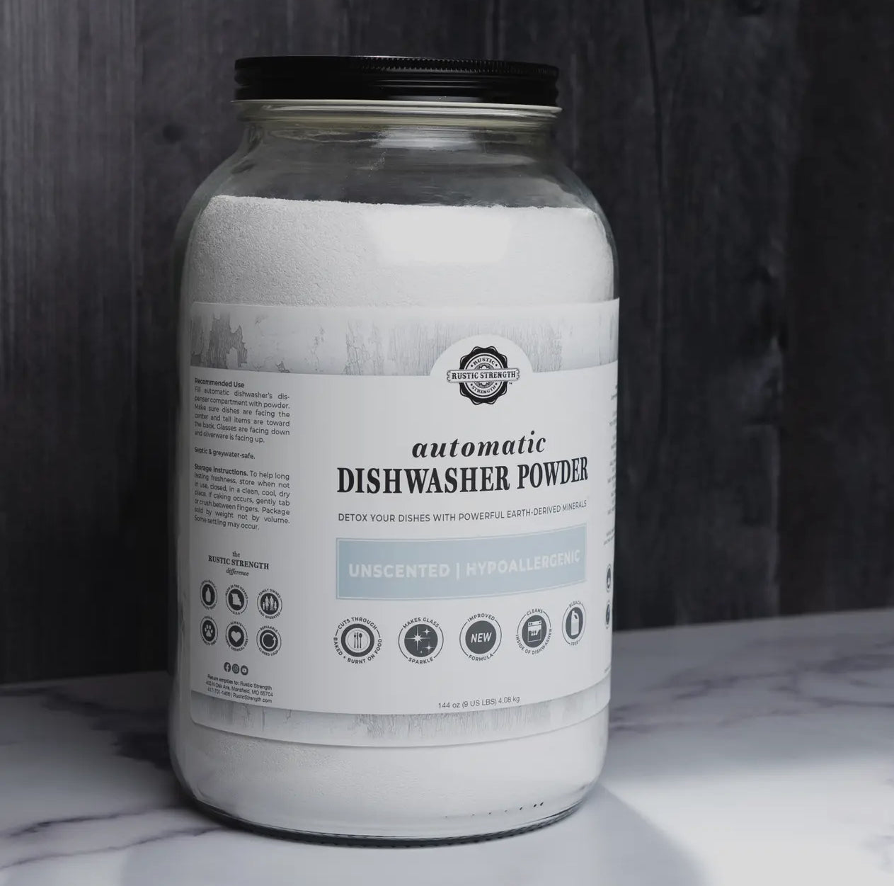 Bulk-Automatic Dishwasher Powder: Non-toxic & Microplastic free