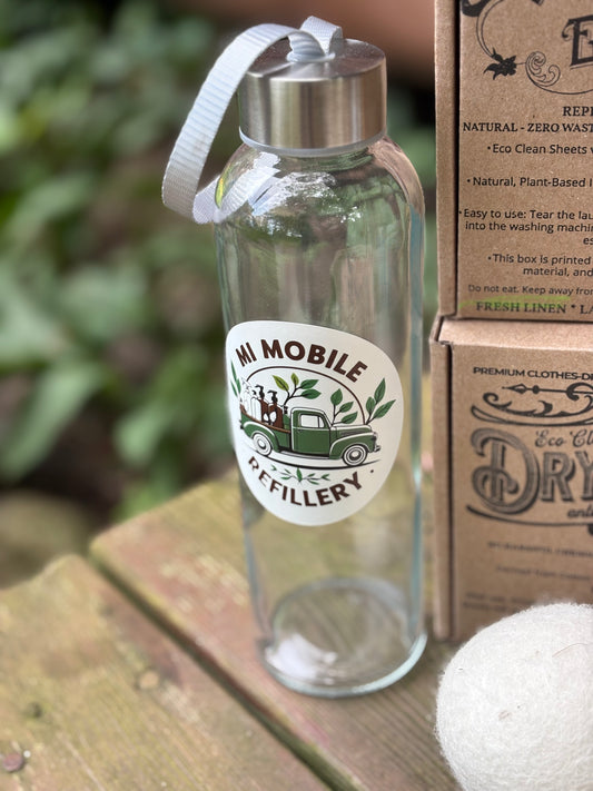 28oz glass water bottle
