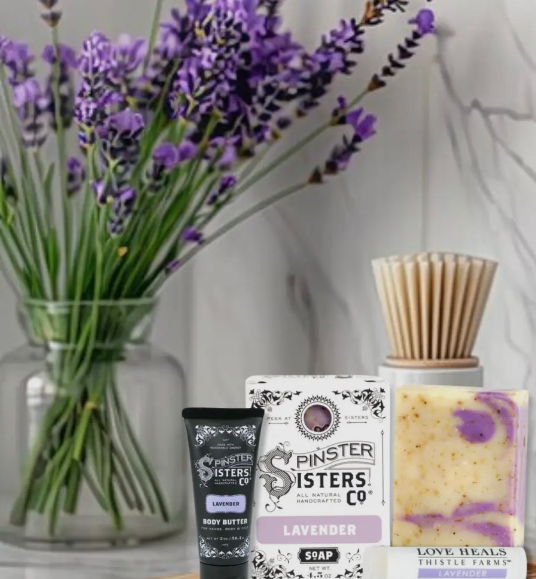Starter Set: lip balm, bar soap& body butter