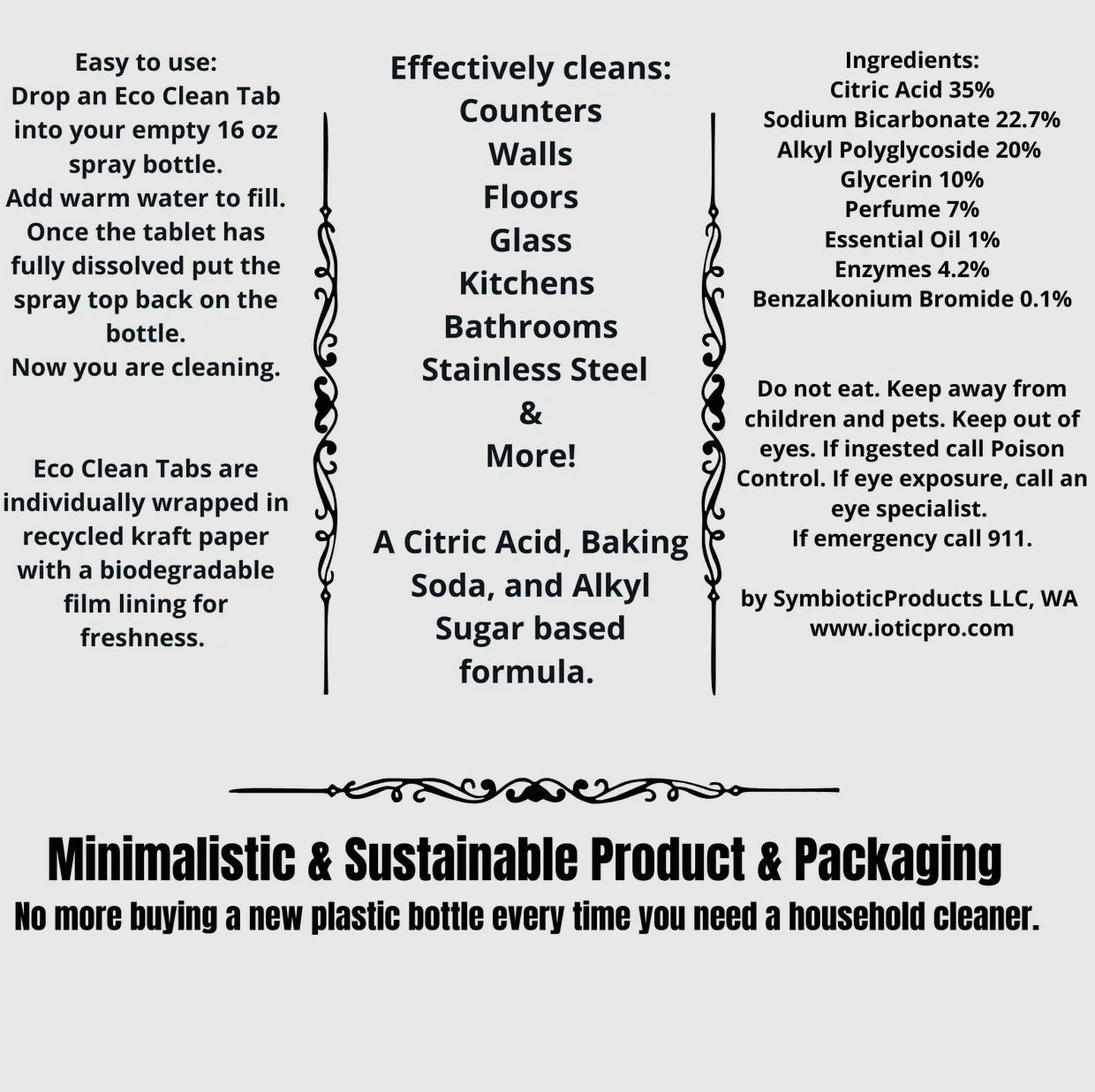 Eco clean tabs