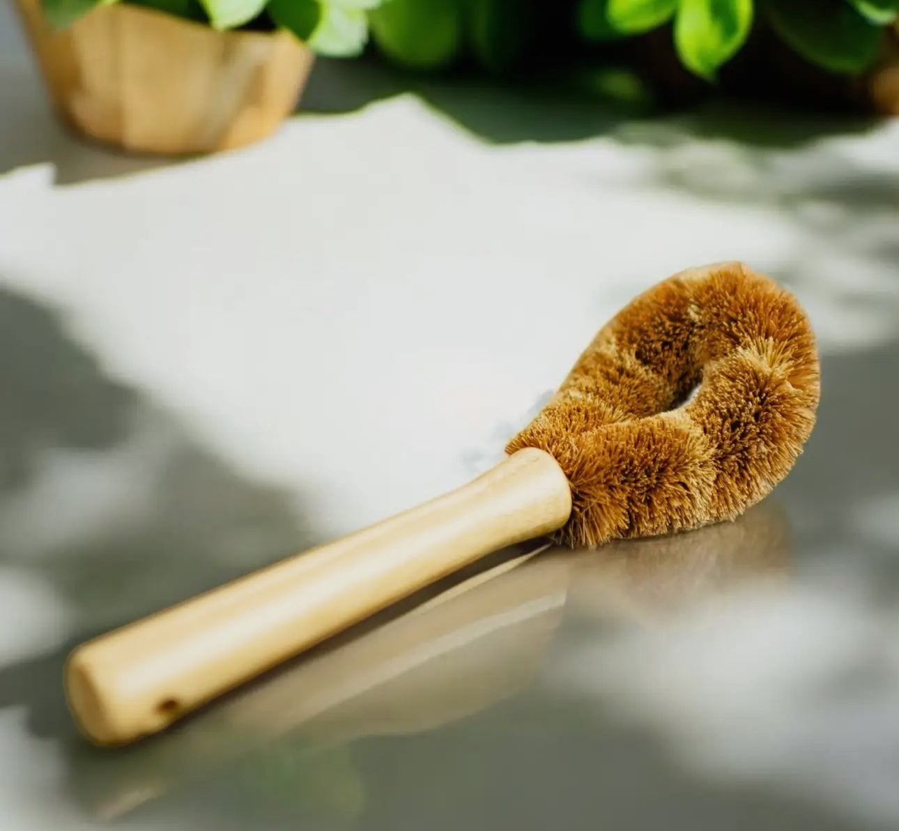 Bamboo Glassware Scrub Brush
