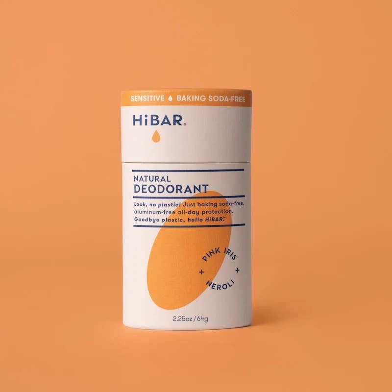 HiBAR Deodorant Sensitive  Pink-Iris+Neroli Baking soda free