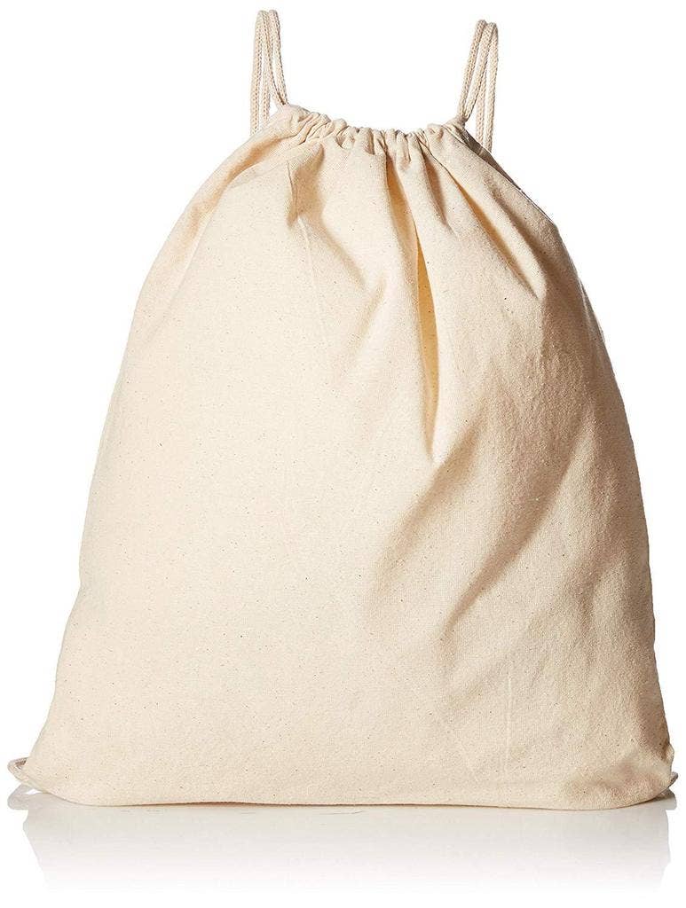 TBF Organic Cotton Canvas Drawstring Bags - OR18