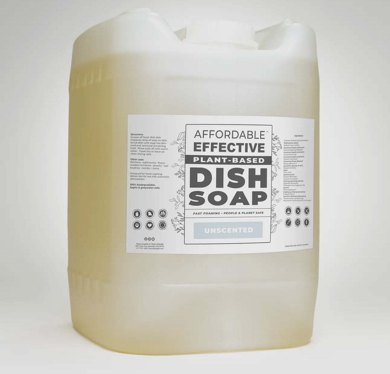 Bulk-Unscented Dish Soap