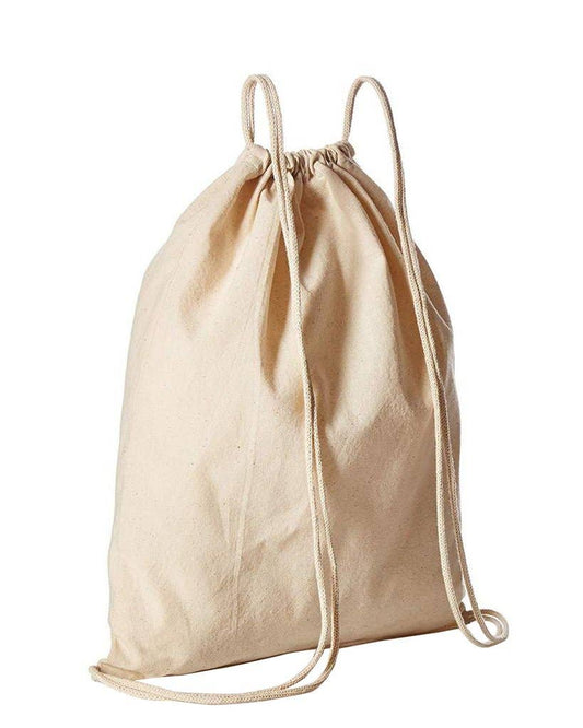 TBF Organic Cotton Canvas Drawstring Bags - OR18