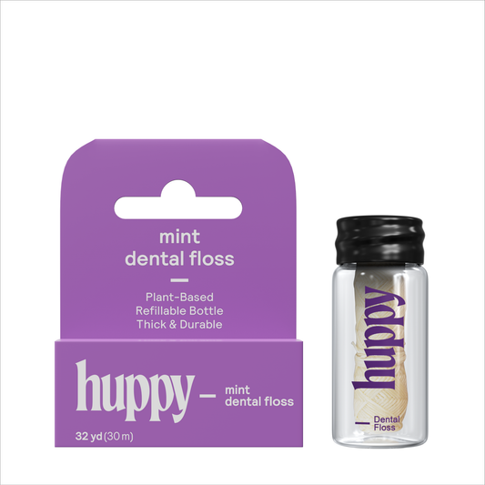 Vegan Dental Floss | Durable | Plastic-Free Jar | Mint