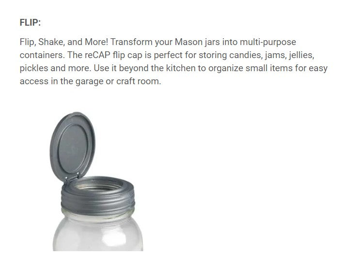 reCAP® Mason Jar Lids Starter Set