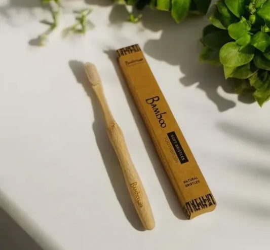 100% compostable Bamboo Toothbrush