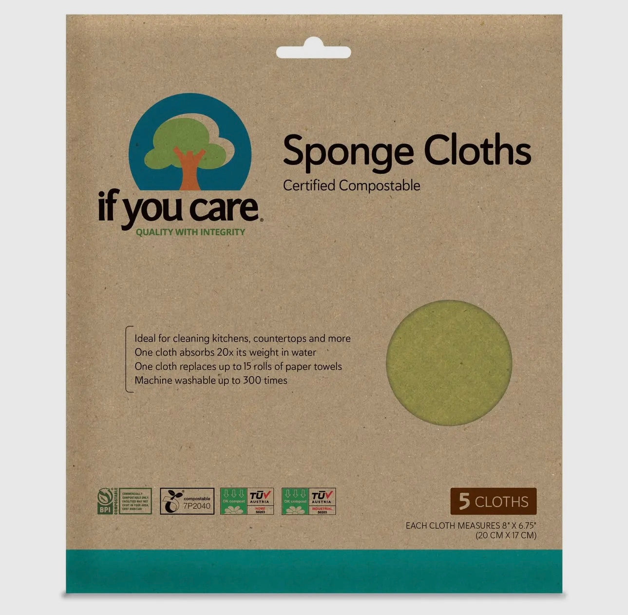 100% Natural Sponge Cloths