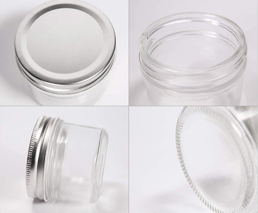 8 oz Glass Jar with lid